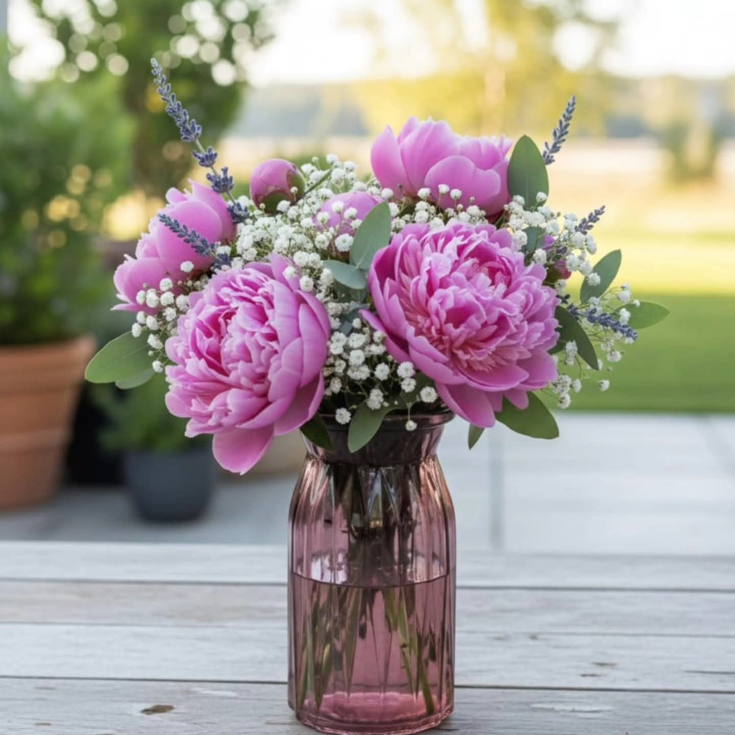 Diamond mini coloured vase