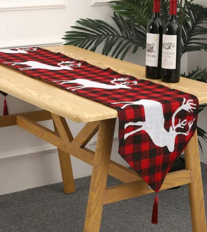Christmas rustic table runner