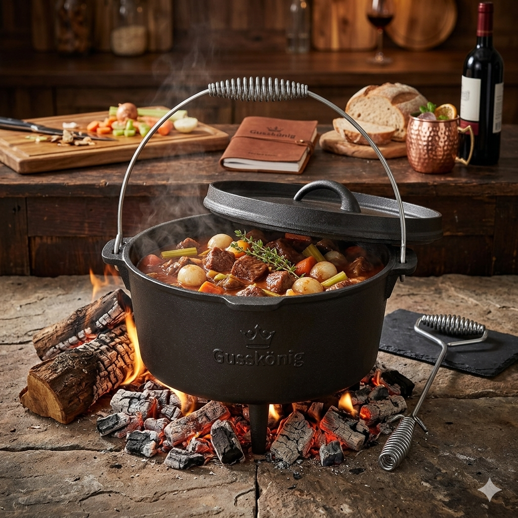 12L Cast Iron Cookware 