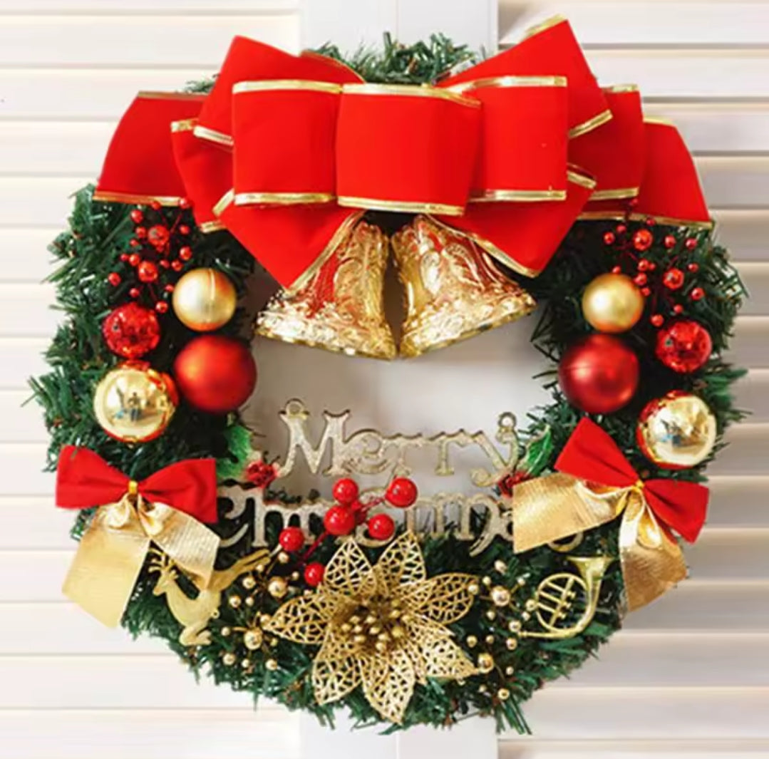 30 cm Decorated Artificial Christmas Wreath