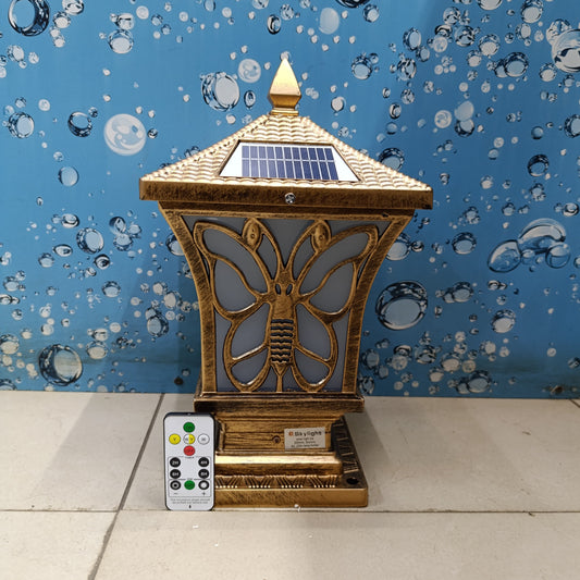 Solar gate garden light