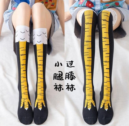 3Pairs halloween  chicken foot socks