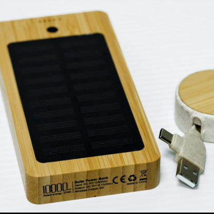 10000mAh Wooden Power Bank