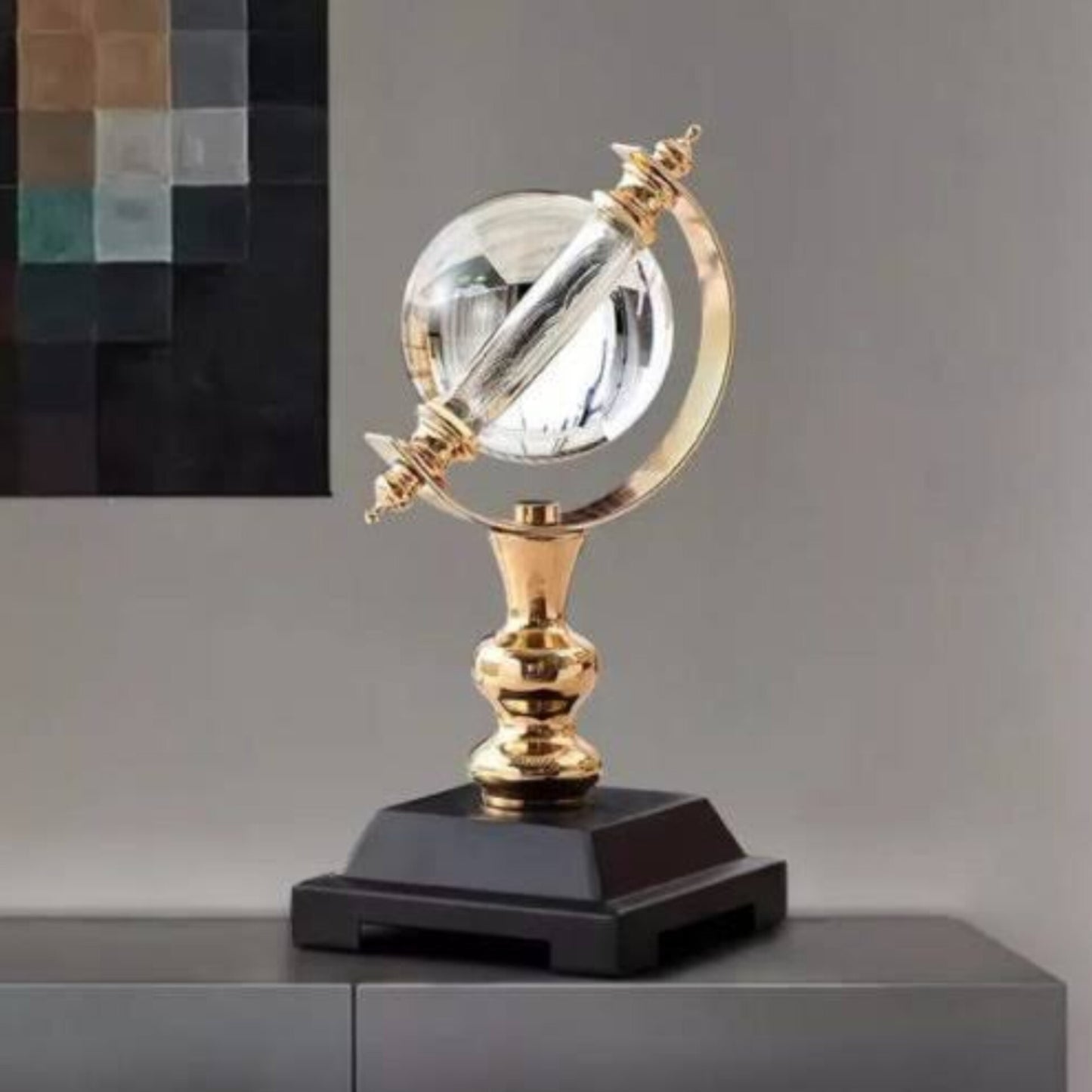 American Crystal Ball Decor