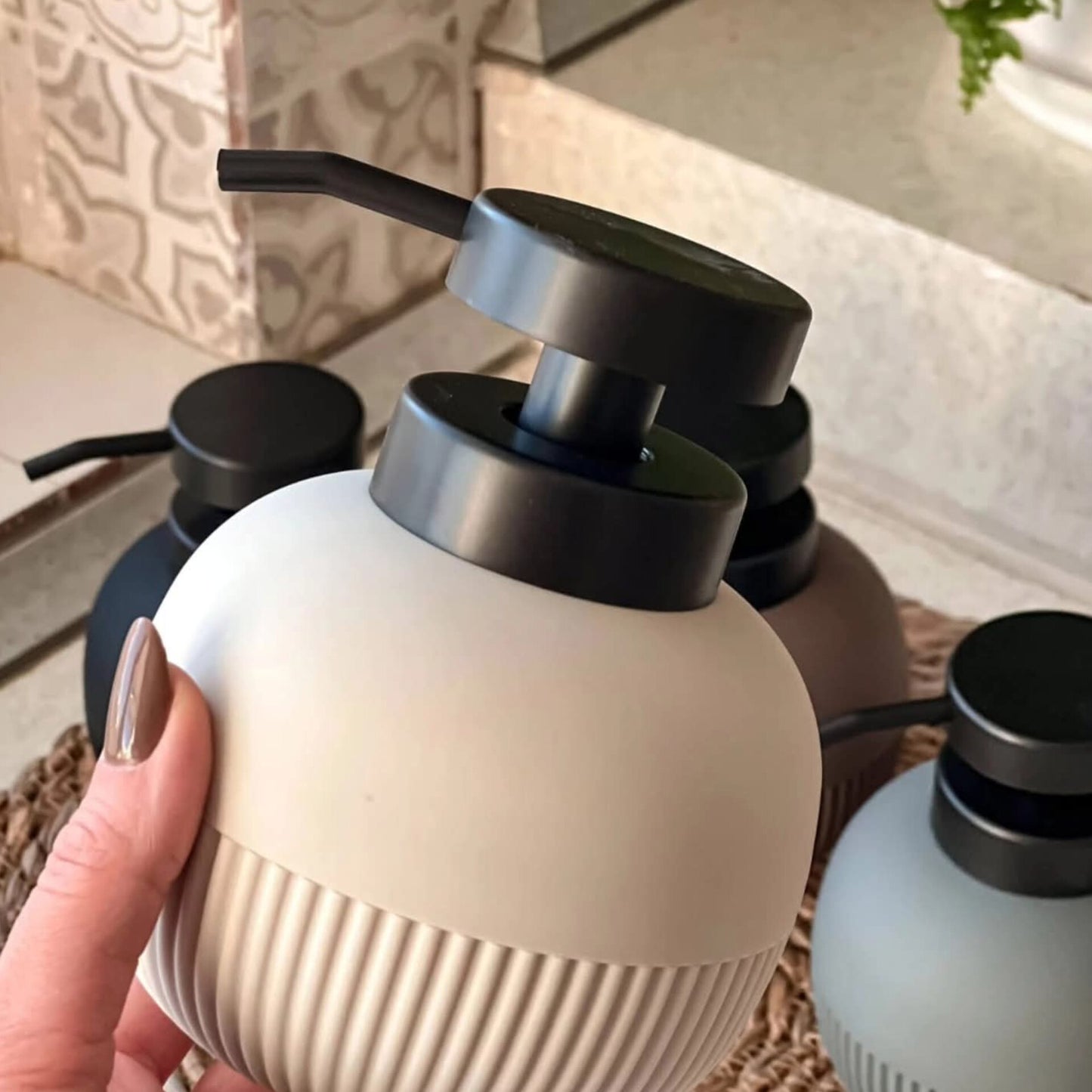 Boho acrylic Lotion pump bottle