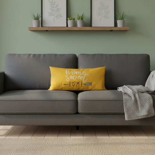 Lumbar pillow with case