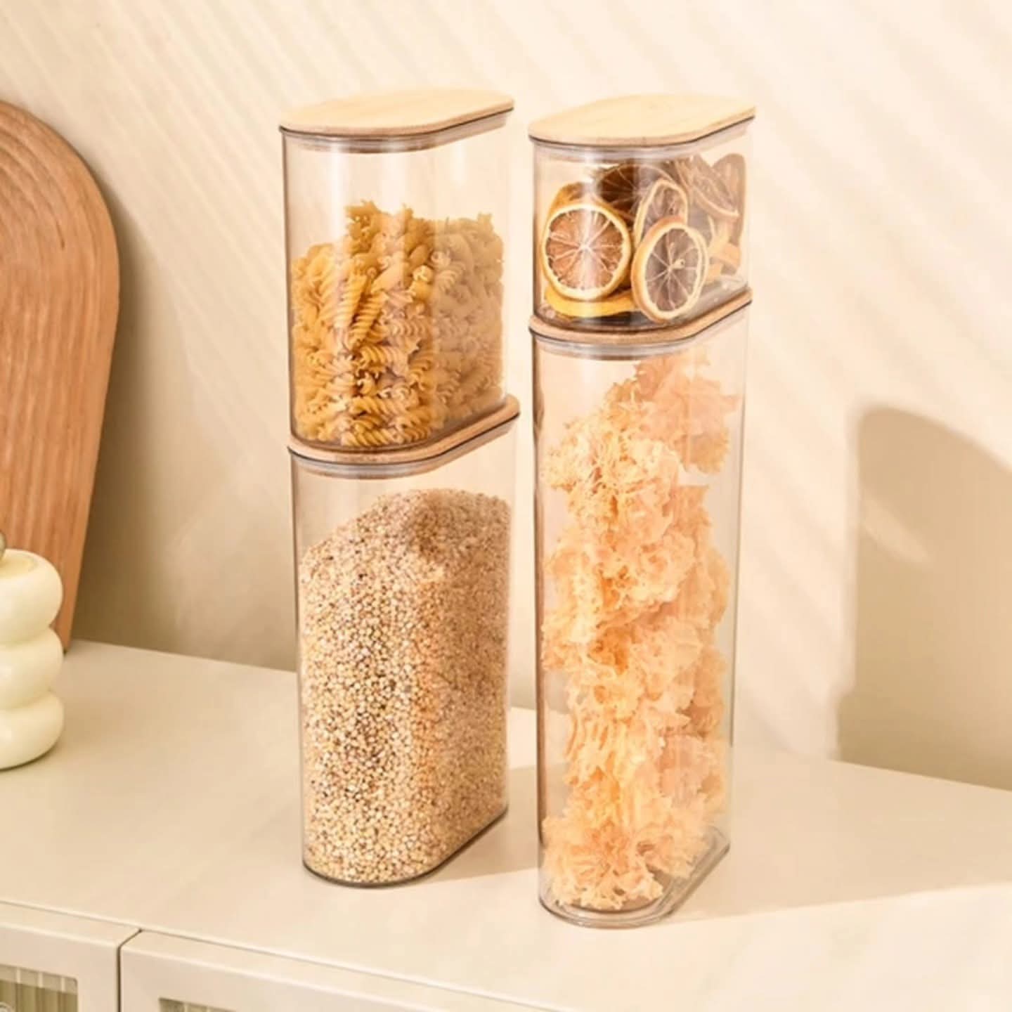 4Pc Cereal Containers