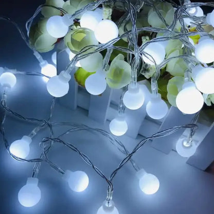 10 M Christmas round led Lights with remote