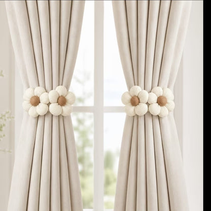 Bohemian Flower Curtain Tiebacks