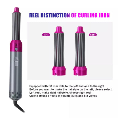 5 In 1 Hot Air Curling Tong Hair Styler Set