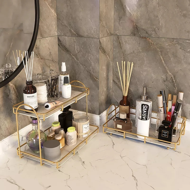 Double Layer Makeup Organizer