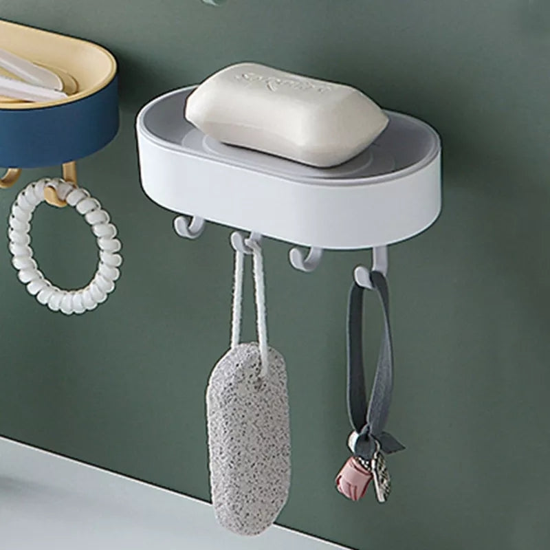 High Quality Single Soap Holder with 4 Hooks