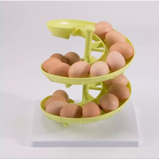 Sliding Spiral Egg/Fruits Organizer