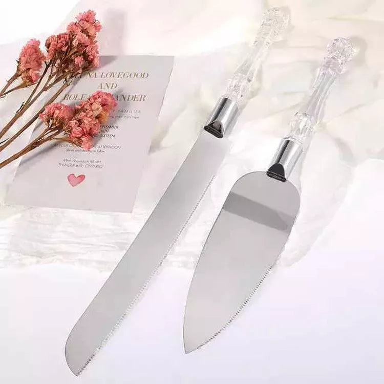 2Pcs Cake Server