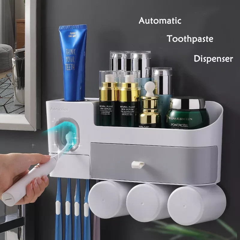 Automatic Toothpaste Dispenser/Accessories Organizer