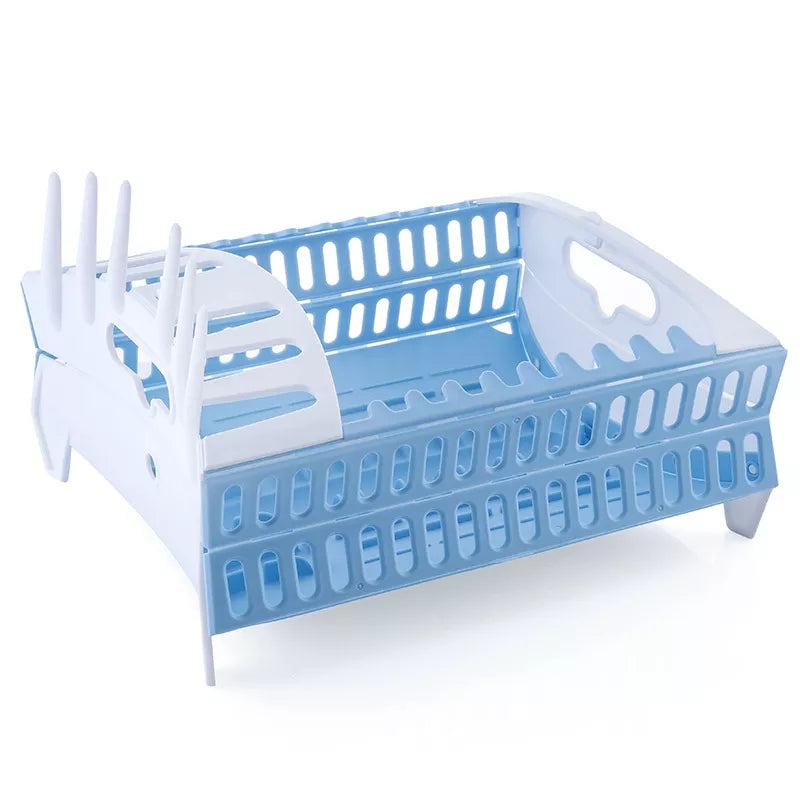 Plastic Foldable Portable Dish Rack