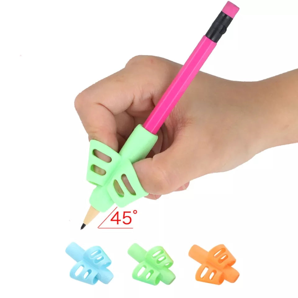 Kids Silicone Pencil Holder 3Pcs Set