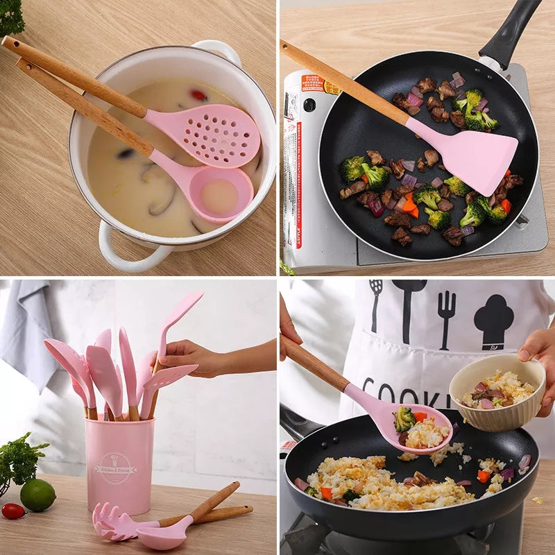 Silicone spoon set