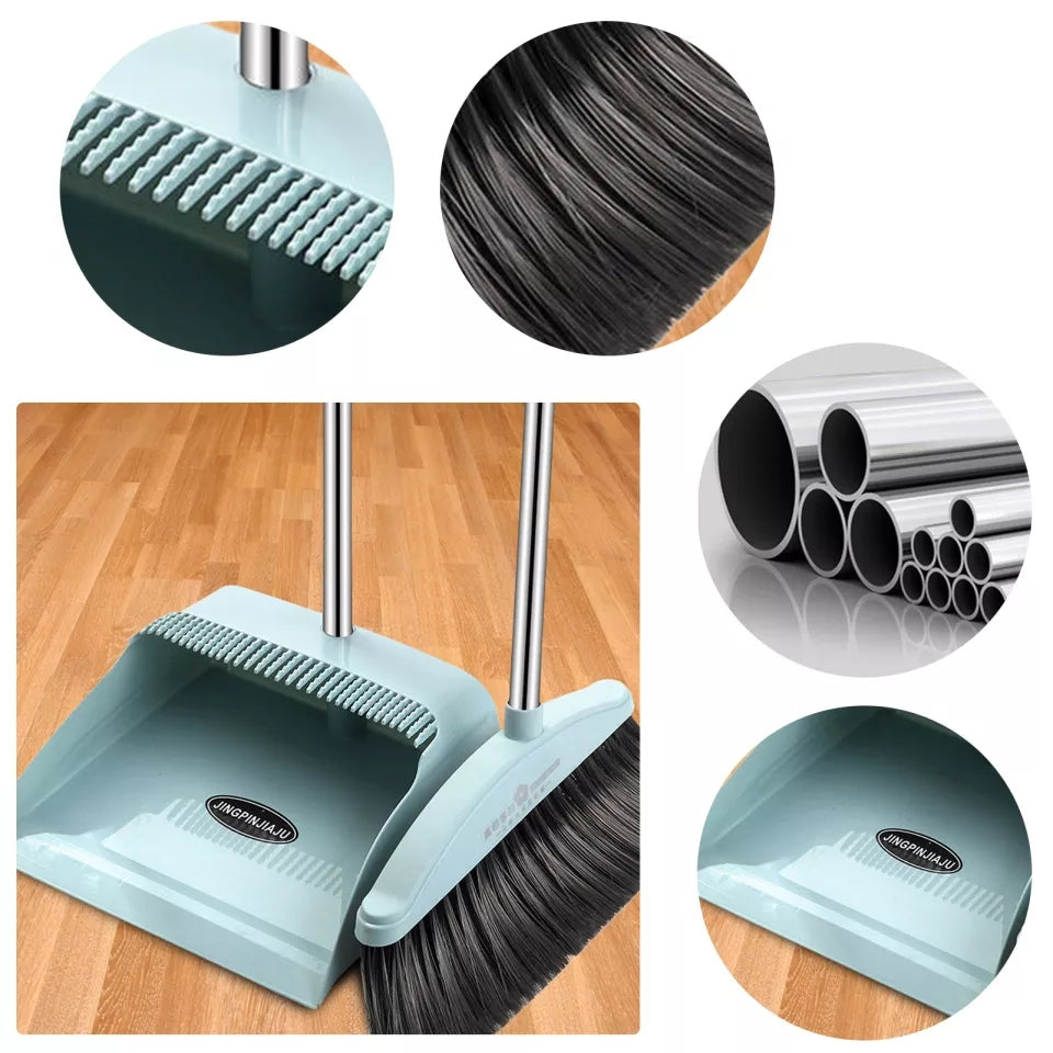 2 In 1 Flexible Broom And Dustpan