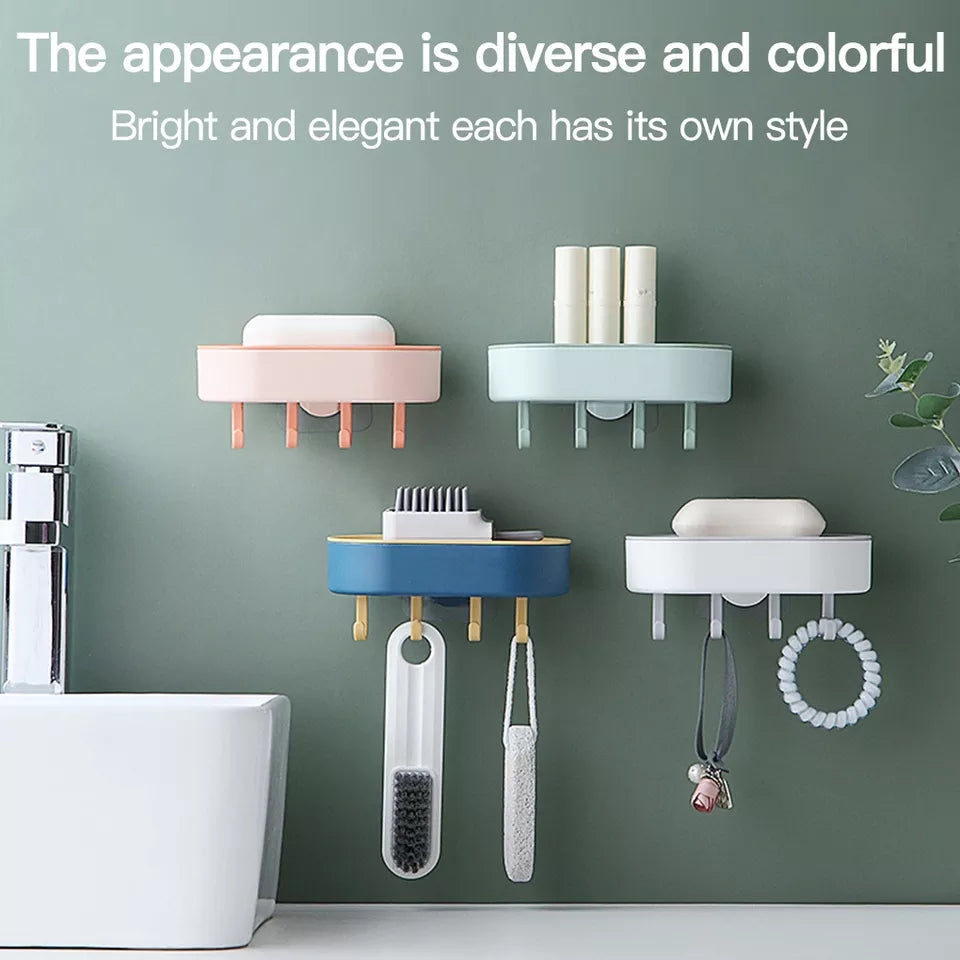 High Quality Single Soap Holder with 4 Hooks