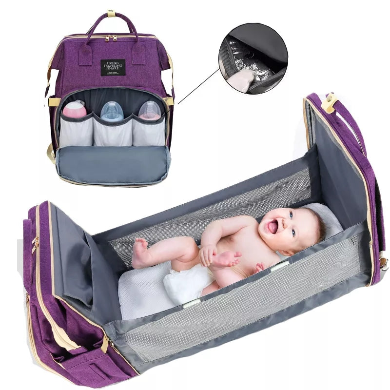 High Quality Baby Bed/Diaper Bag