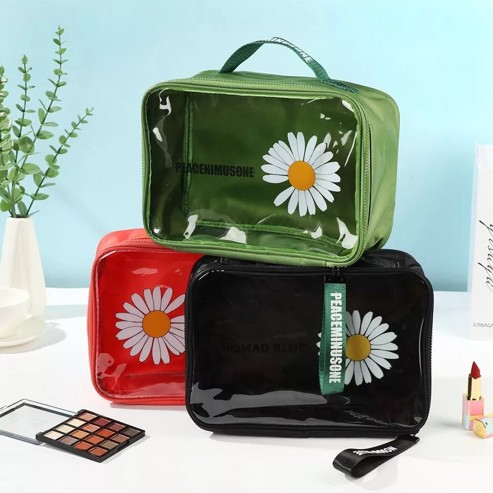 Flower Print Washbag