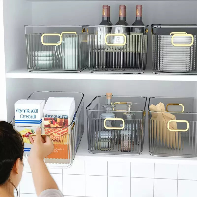 Luxury Transparent Household Storage Box