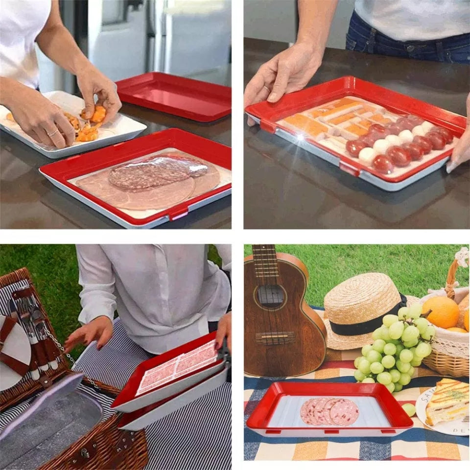 Food preservation tray