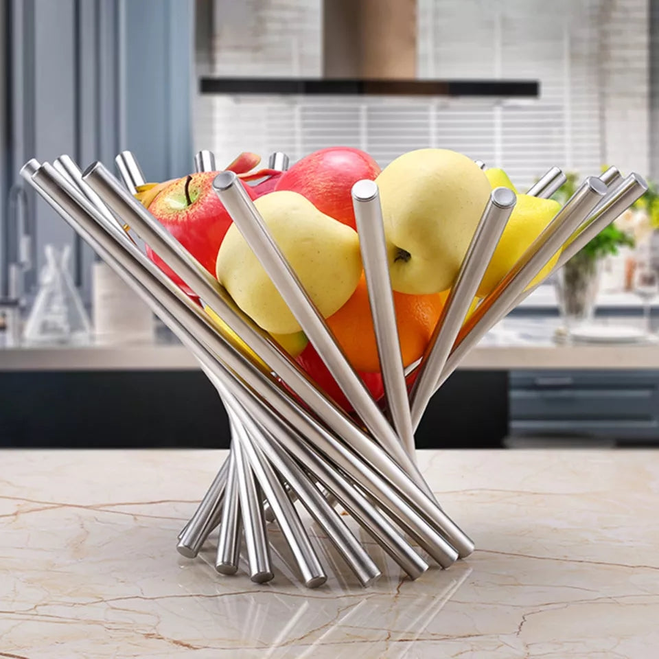 Adjustable Heavy Stainless Steel Fruit Rack