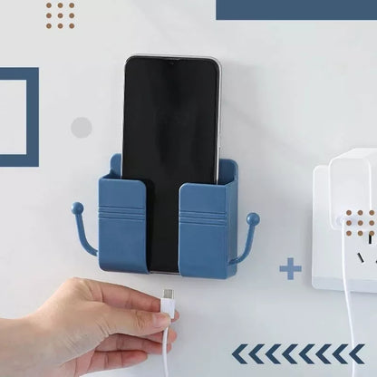 Wall Phone Holder with Hooks And Adhesive Sticker