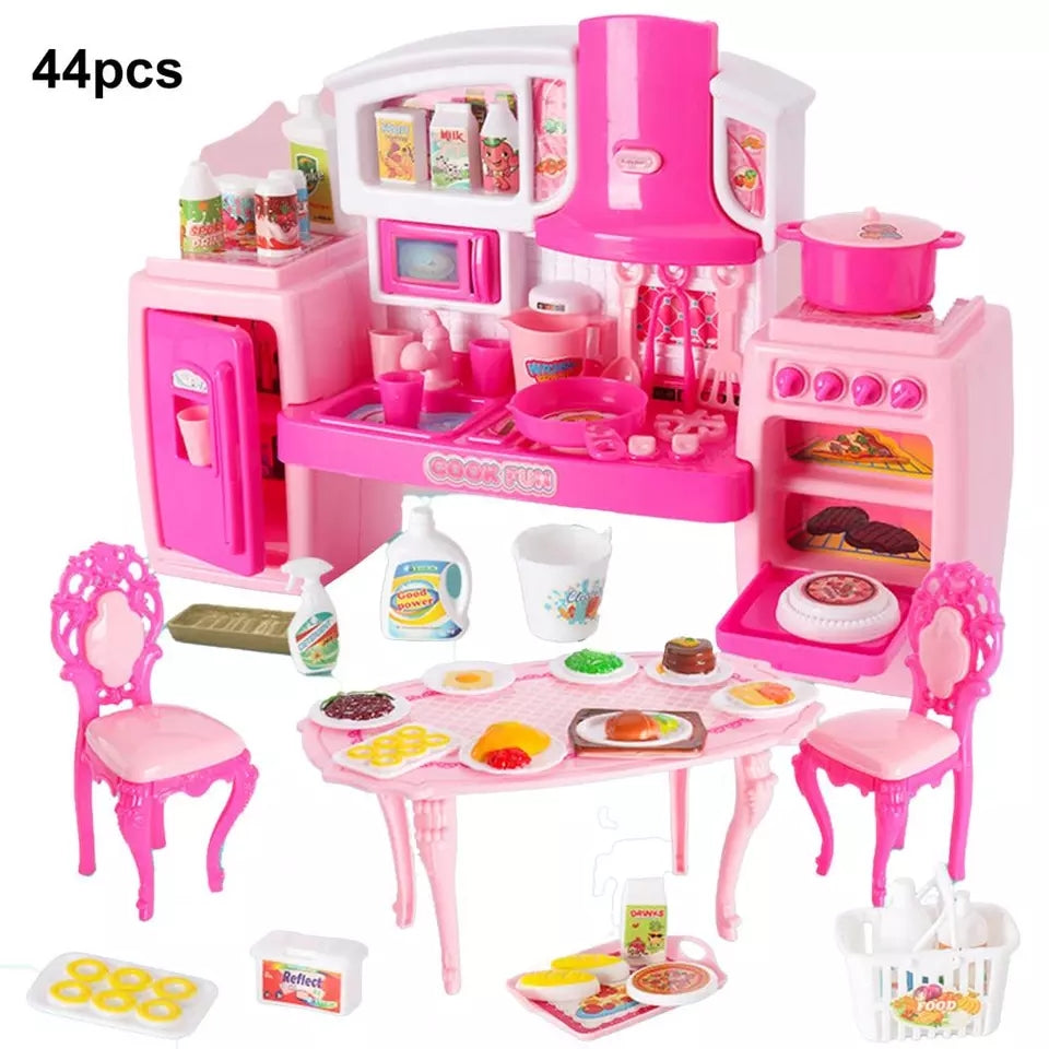 41Pcs Kids Battery Operated Kitchen Set