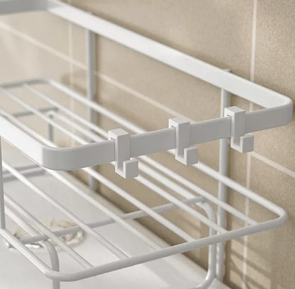 Punch Free Toilet Water Tank Rack