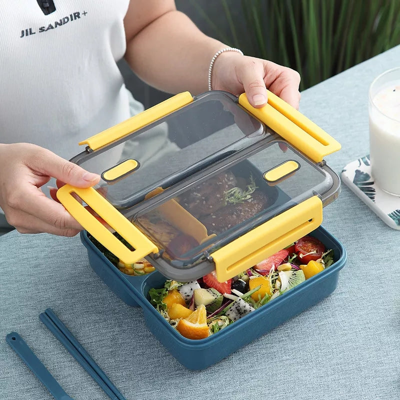 2 in 1 Coloured Lunch/Snack Box