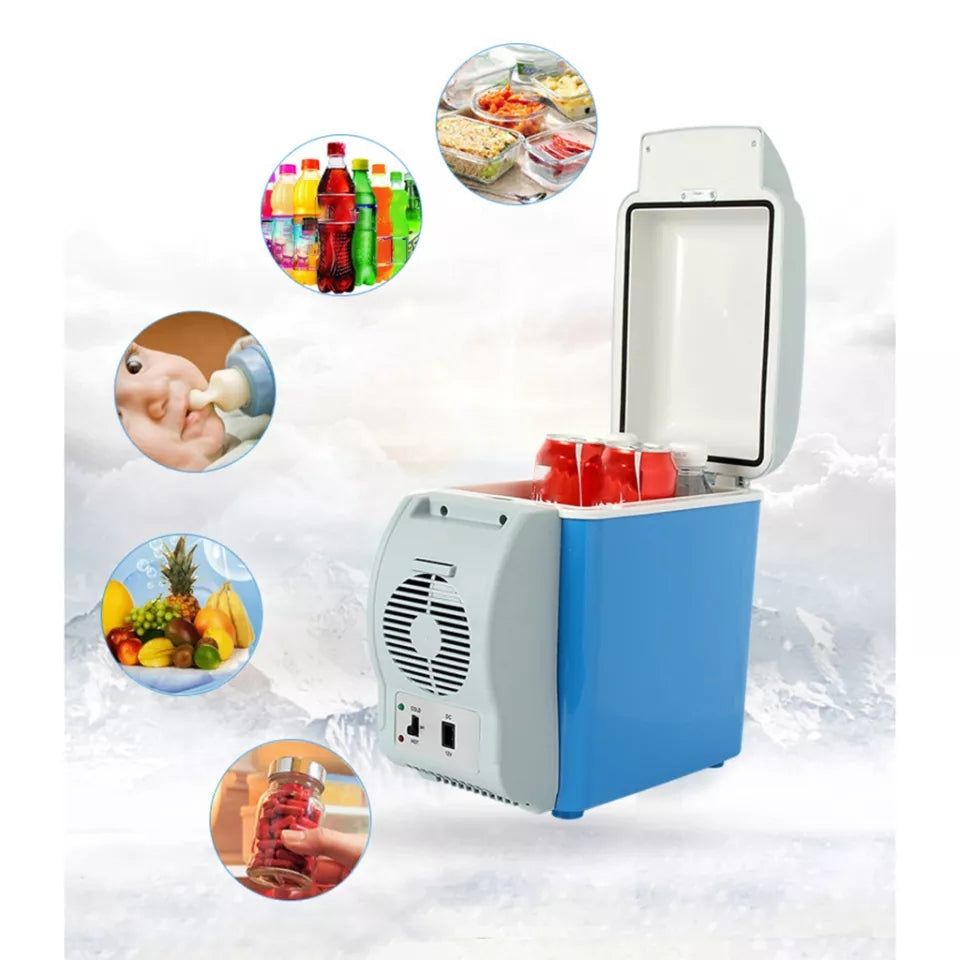 High quality portable 6litres car mini camping freezer/multifunctional travel cooler