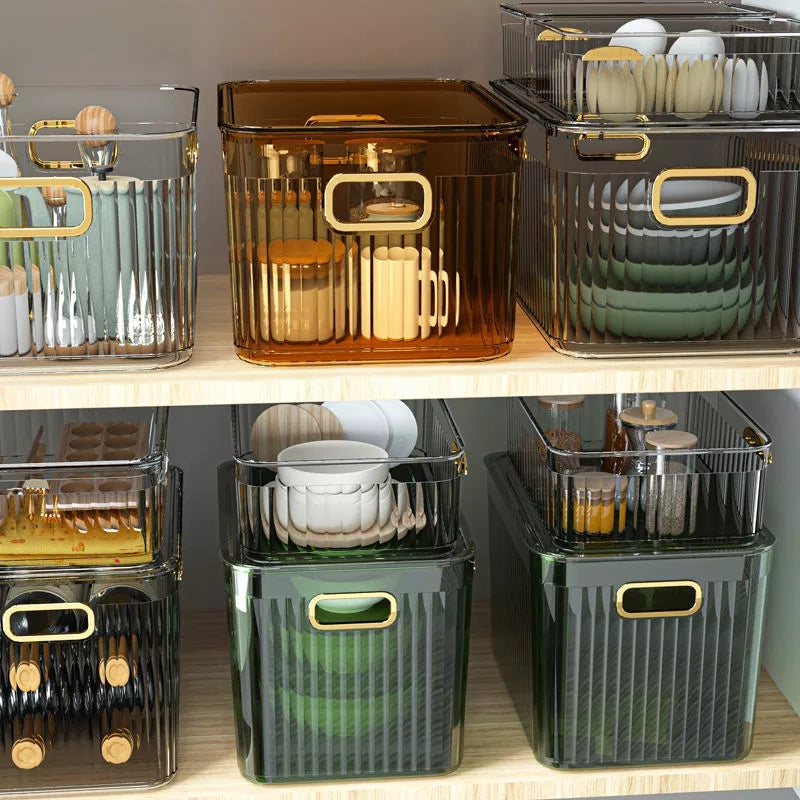 Luxury Transparent Household Storage Box