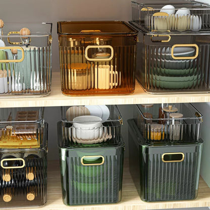 Transparent Household Storage Box