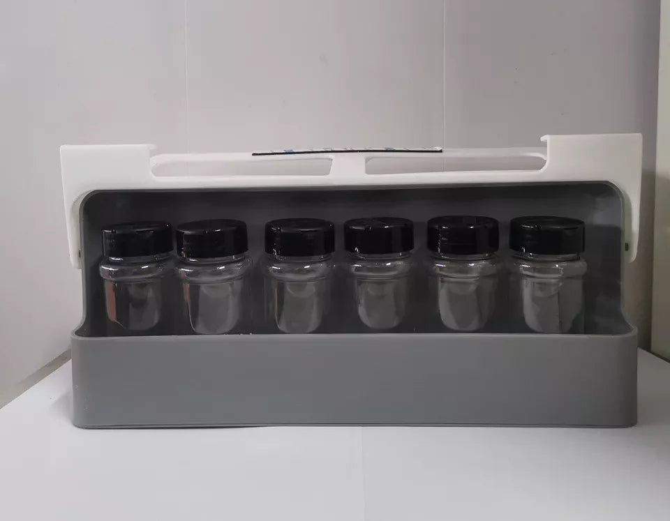 7Pc Under Shelf Spice Holder Rack