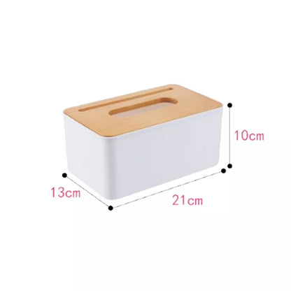 Table Serviette Storage With Bamboo Cover