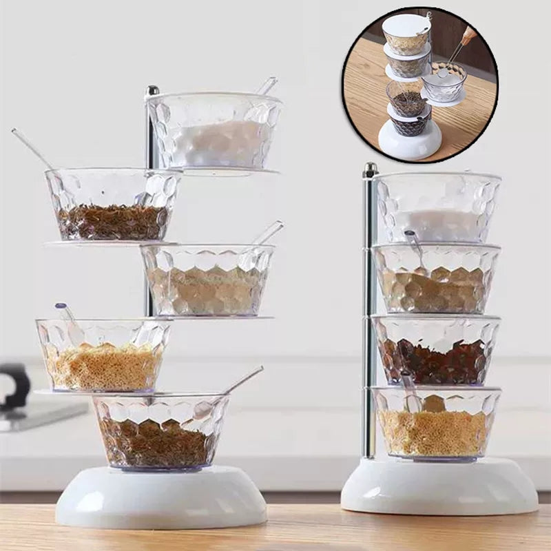 5 Layer Rotating Seasoning Stand