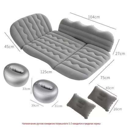 Inflatable Car Air Mattress with Electric Pump