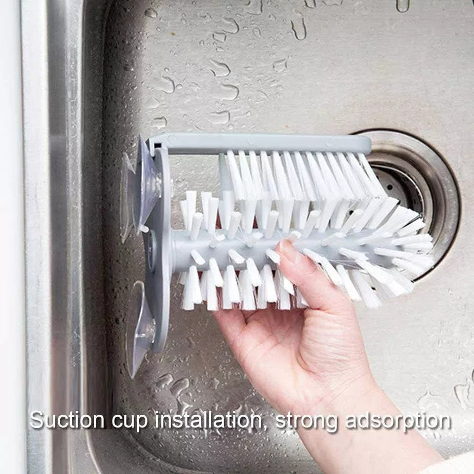 Dual Bristle Glassware Cleaning Brush