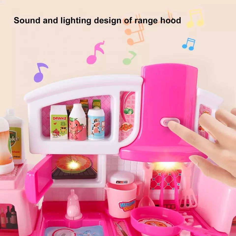 41Pcs Kids Battery Operated Kitchen Set