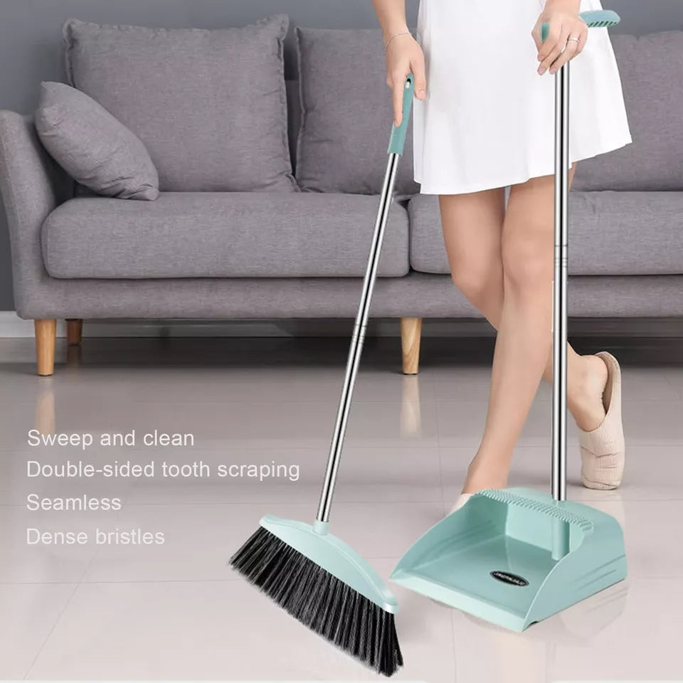 2 In 1 Flexible Broom And Dustpan