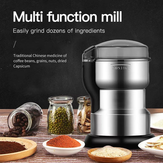 400W Stainless Electric Coffee Spice Grinder