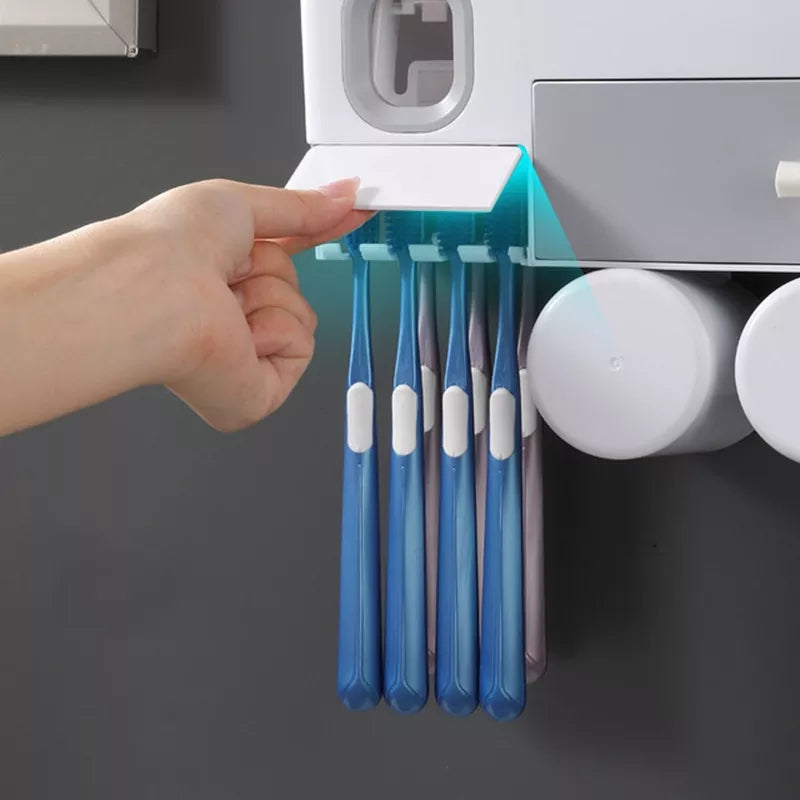 Automatic Toothpaste Dispenser/Accessories Organizer