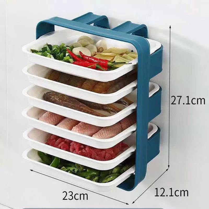 Kitchen Multilayered Food Prep Rack