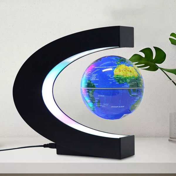 Novelty Ball Floating Globe Light Table Lamp