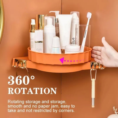 Rotating Triangle Bathroom Rack