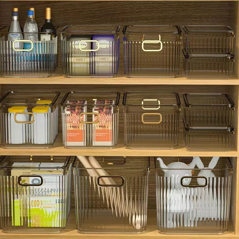 Luxury Transparent Household Storage Box