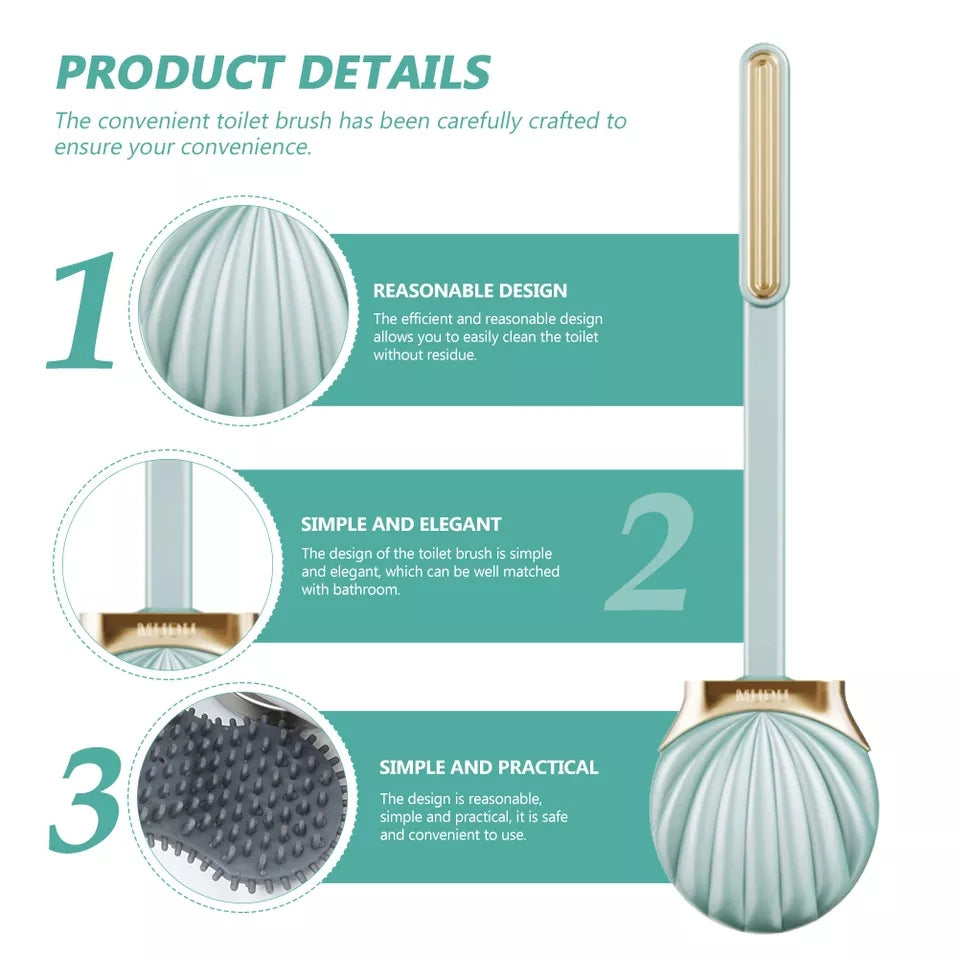 Silicone Shell Shaped Toilet Brush